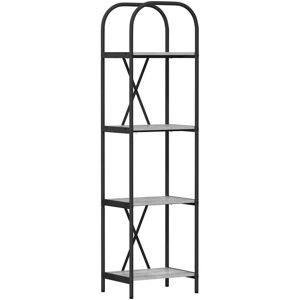 Bookshelf Grey sonoma 40 x 30 x 146 cm Engineered wood vidaXL Bookshelf Grey sonoma 40 x 30 x 146 cm Engineered wood vidaXL