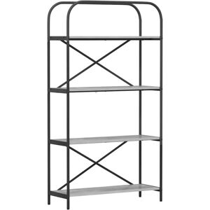 Bookshelf Grey sonoma 80 x 30 x 146 cm Engineered wood vidaXL Bookshelf Grey sonoma 80 x 30 x 146 cm Engineered wood vidaXL