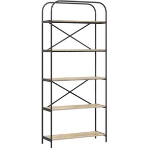 Bookshelf Sonoma oak 80 x 30 x 183 cm Engineered wood vidaXL Bookshelf Sonoma oak 80 x 30 x 183 cm Engineered wood vidaXL