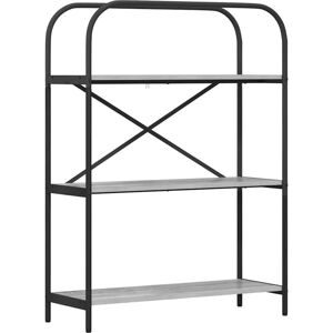 Bookshelf Grey sonoma 80 x 30 x 109 cm Engineered wood vidaXL Bookshelf Grey sonoma 80 x 30 x 109 cm Engineered wood vidaXL