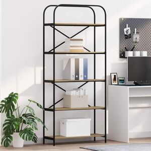 Bookshelf Artisan oak 80 x 30 x 183 cm Engineered wood vidaXL Bookshelf Artisan oak 80 x 30 x 183 cm Engineered wood vidaXL