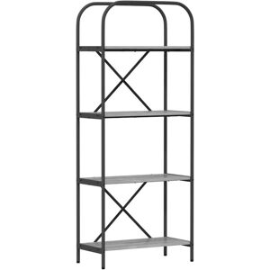 Bookshelf Grey sonoma 60 x 30 x 146 cm Engineered wood vidaXL Bookshelf Grey sonoma 60 x 30 x 146 cm Engineered wood vidaXL