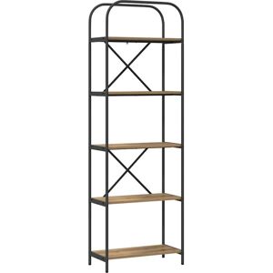 Bookshelf Artisan oak 60 x 30 x 183 cm Engineered wood vidaXL Bookshelf Artisan oak 60 x 30 x 183 cm Engineered wood vidaXL