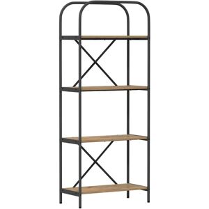 Bookshelf Artisan oak 60 x 30 x 146 cm Engineered wood vidaXL Bookshelf Artisan oak 60 x 30 x 146 cm Engineered wood vidaXL