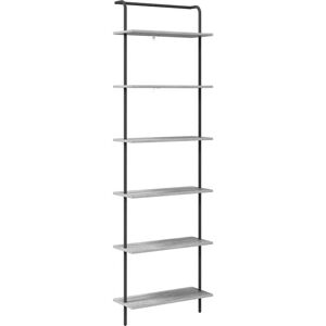 Bookshelf Grey sonoma 60 x 24 x 203 cm Engineered wood vidaXL Bookshelf Grey sonoma 60 x 24 x 203 cm Engineered wood vidaXL
