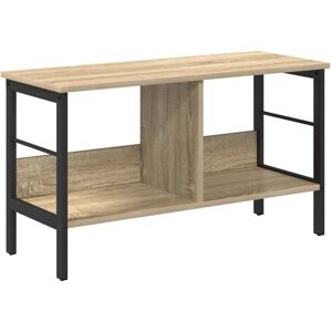 Bookshelf Sonoma Oak 82 x 32 x 47 cm Engineered Wood vidaXL Bookshelf Sonoma Oak 82 x 32 x 47 cm Engineered Wood vidaXL