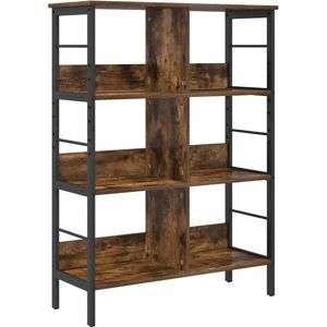 Bookshelf Smoked Oak 82 x 32 x 112 cm Engineered Wood vidaXL Bookshelf Smoked Oak 82 x 32 x 112 cm Engineered Wood vidaXL
