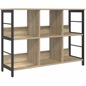 Bookshelf Sonoma Oak 102 x 32 x 72.5 cm Engineered Wood vidaXL Bookshelf Sonoma Oak 102 x 32 x 72.5 cm Engineered Wood vidaXL