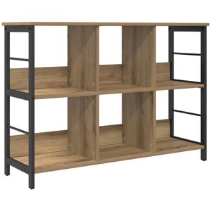 Bookshelf Artisan Oak 102 x 32 x 72.5 cm Engineered Wood vidaXL Bookshelf Artisan Oak 102 x 32 x 72.5 cm Engineered Wood vidaXL