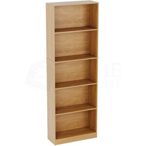 Home Discount - Cambridge 5 Tier Extra Large Bookcase Shelving Storage Unit, Oak Home Discount - Cambridge 5 Tier Extra Large Bookcase Shelving Storage Unit, Oak