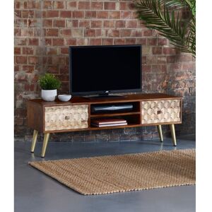 Verty Furniture - cnc Retro Large Plasma tv Unit - Two-Tone Verty Furniture - cnc Retro Large Plasma tv Unit - Two-Tone
