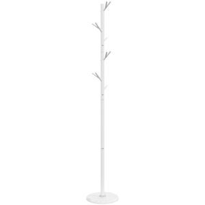 Coat Stand White 175 cm Powder-coated Iron Vidaxl Coat Stand White 175 cm Powder-coated Iron Vidaxl