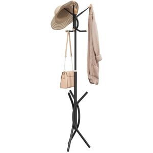 Coat Stand Black 176 cm Powder-coated Iron Vidaxl Coat Stand Black 176 cm Powder-coated Iron Vidaxl