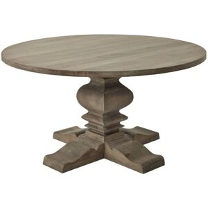 Hill Interiors - Copgrove Collection Round Pedestal Dining Table - Wood - L150 x W150 x H78 cm - Brown Hill Interiors - Copgrove Collection Round Pedestal Dining Table - Wood - L150 x W150 x H78 cm - Brown