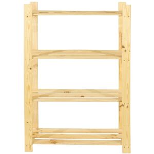 Core Products - 4 Shelf Storage Unit - Cedar Timber - 800 x300 x 1200 mm - Pre-Sanded Core Products - 4 Shelf Storage Unit - Cedar Timber - 800 x300 x 1200 mm - Pre-Sanded