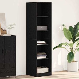 Wardrobe Black oak 50 x 50 x 200 cm Engineered wood Vidaxl Wardrobe Black oak 50 x 50 x 200 cm Engineered wood Vidaxl