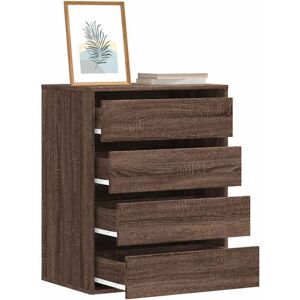 Corner Chest of Drawers Brown Oak 60x41x76 cm Engineered Wood Vidaxl Corner Chest of Drawers Brown Oak 60x41x76 cm Engineered Wood Vidaxl