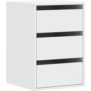 Corner Chest of Drawers White 40x41x58 cm Engineered Wood vidaXL Corner Chest of Drawers White 40x41x58 cm Engineered Wood vidaXL