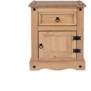 Core Products - Corona 1 Door, 1 Drawer Bedside Cabinet Core Products - Corona 1 Door, 1 Drawer Bedside Cabinet