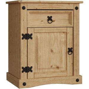 Home Discount - Corona 1 Drawer 1 Door Bedside Table Cabinet Chest Nightstand Solid Pine Bedroom Furniture Home Discount - Corona 1 Drawer 1 Door Bedside Table Cabinet Chest Nightstand Solid Pine Bedroom Furniture