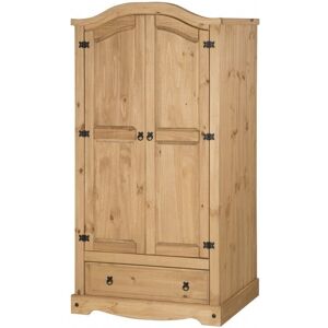 Mercers Furniture - Corona 2 Door 1 Drawer Arch Top Wardrobe Mercers Furniture - Corona 2 Door 1 Drawer Arch Top Wardrobe
