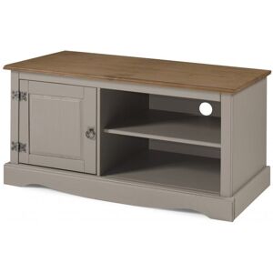 Mercers Furniture - Corona Grey Wax 1 Door Media tv Unit Mercers Furniture - Corona Grey Wax 1 Door Media tv Unit