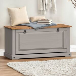 Mercers Furniture - Corona Grey Wax 1 Shelf Shoe Chest Mercers Furniture - Corona Grey Wax 1 Shelf Shoe Chest