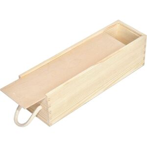 CREATIVE DECO Wooden Wine Box for 1 Bottle 36 x 11 x 9.8 cm – Natural CREATIVE DECO Wooden Wine Box for 1 Bottle 36 x 11 x 9.8 cm – Natural