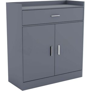 Home Discount - Dalby Shoe Cabinet 2 Door 1 Drawer Hallway Storage Cupboard Stand, Grey Home Discount - Dalby Shoe Cabinet 2 Door 1 Drawer Hallway Storage Cupboard Stand, Grey