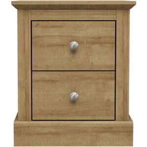 LPD Furniture Devon Bedside Cabinet - Oak LPD Furniture Devon Bedside Cabinet - Oak