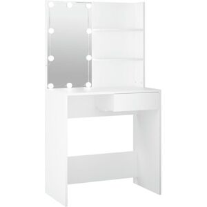 Dressing Table with led White 74.5x40x141 cm Vidaxl Dressing Table with led White 74.5x40x141 cm Vidaxl