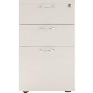 Jemini - 3 Drw Under Desk White - KF78664 Jemini - 3 Drw Under Desk White - KF78664