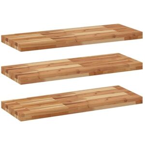 vidaXL Dark Brown Floating Shelves 3 pcs - Wall Storage for Indoor/Outdoor vidaXL Dark Brown Floating Shelves 3 pcs - Wall Storage for Indoor/Outdoor