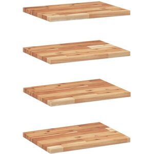 Floating Shelves 4 pcs 60x30x2 cm Oil Finished Solid Wood Acacia vidaXL Floating Shelves 4 pcs 60x30x2 cm Oil Finished Solid Wood Acacia vidaXL