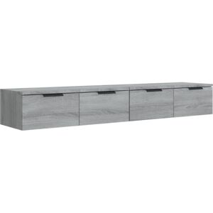 Jinlefu - Wall Cabinets 2 pcs Grey Sonoma 68x30x20 cm Engineered Wood vidaXL Jinlefu - Wall Cabinets 2 pcs Grey Sonoma 68x30x20 cm Engineered Wood vidaXL