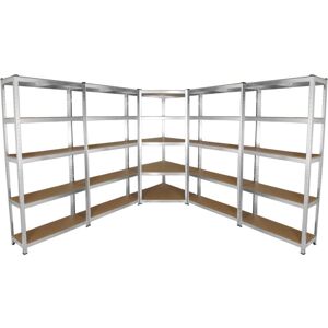 Monster Racking - Galwix 90cm Racking Bundle: Corner Shelving and 4 Garage Racking Monster Racking - Galwix 90cm Racking Bundle: Corner Shelving and 4 Garage Racking