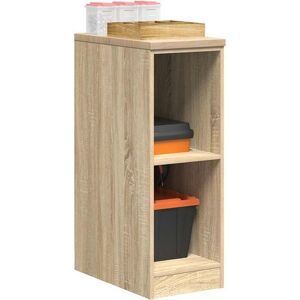 Garage Storage Cabinet Sonoma Oak 30x51x85 cm Solid Wood Pine vidaXL Garage Storage Cabinet Sonoma Oak 30x51x85 cm Solid Wood Pine vidaXL