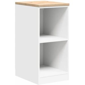 Vidaxl - Garage Storage Cabinet White 40x51x85 cm Solid Wood Pine Vidaxl - Garage Storage Cabinet White 40x51x85 cm Solid Wood Pine