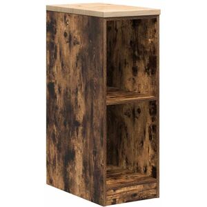 Vidaxl - Garage Storage Cabinet Smoked Oak 30x51x85 cm Solid Wood Pine Vidaxl - Garage Storage Cabinet Smoked Oak 30x51x85 cm Solid Wood Pine