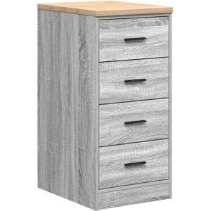 Vidaxl - Garage Storage Cabinet Grey Sonoma 40x51x85 cm Solid Wood Pine Vidaxl - Garage Storage Cabinet Grey Sonoma 40x51x85 cm Solid Wood Pine