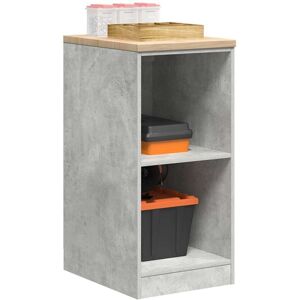 Vidaxl - Garage Storage Cabinet Concrete Grey 40x51x85 cm Solid Wood Pine Vidaxl - Garage Storage Cabinet Concrete Grey 40x51x85 cm Solid Wood Pine