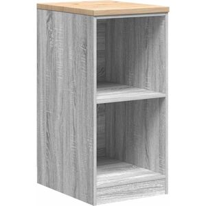 Vidaxl - Garage Storage Cabinet Grey Sonoma 40x51x85 cm Solid Wood Pine Vidaxl - Garage Storage Cabinet Grey Sonoma 40x51x85 cm Solid Wood Pine