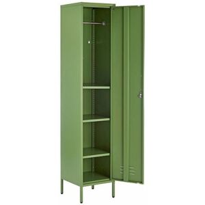MMT FURNITURE DESIGNS LTD Green Metal Locker Storage Cabinet Cupboard Retro Vintage Narrow 4 Tier 180 MMT FURNITURE DESIGNS LTD Green Metal Locker Storage Cabinet Cupboard Retro Vintage Narrow 4 Tier 180