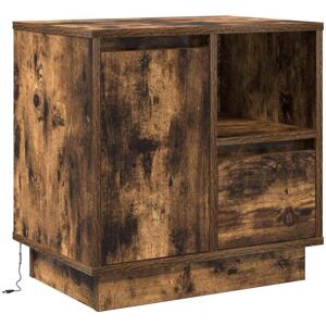 Vidaxl - Bedside Cabinet Smoked oak 50 x 34.5 x 50 cm Engineered wood Vidaxl - Bedside Cabinet Smoked oak 50 x 34.5 x 50 cm Engineered wood