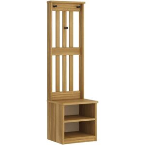 Hall Tree sandnes 45x40x159.5 cm Solid Wood Pine Vidaxl Hall Tree sandnes 45x40x159.5 cm Solid Wood Pine Vidaxl