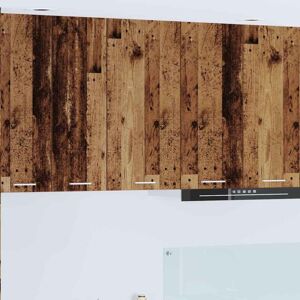 Hanging Cabinet with Storage Old Wood and White 40 x 31 x 80 cm vidaXL Hanging Cabinet with Storage Old Wood and White 40 x 31 x 80 cm vidaXL