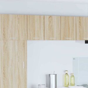 Hanging Cabinet with Door Sonoma Oak and White 30 x 31 x 40 cm vidaXL Hanging Cabinet with Door Sonoma Oak and White 30 x 31 x 40 cm vidaXL
