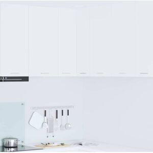 Hanging Cabinet White 57 x 57 x 80 cm Engineered Wood vidaXL Hanging Cabinet White 57 x 57 x 80 cm Engineered Wood vidaXL