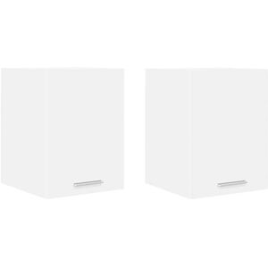 Hanging Cabinet with Shelf Riga 2 pcs White 30 x 31 x 40 cm vidaXL Hanging Cabinet with Shelf Riga 2 pcs White 30 x 31 x 40 cm vidaXL