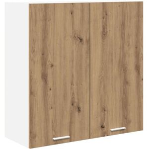 Hanging Cabinet with Shelf Riga Artisan Oak 80 x 31 x 80 cm vidaXL Hanging Cabinet with Shelf Riga Artisan Oak 80 x 31 x 80 cm vidaXL